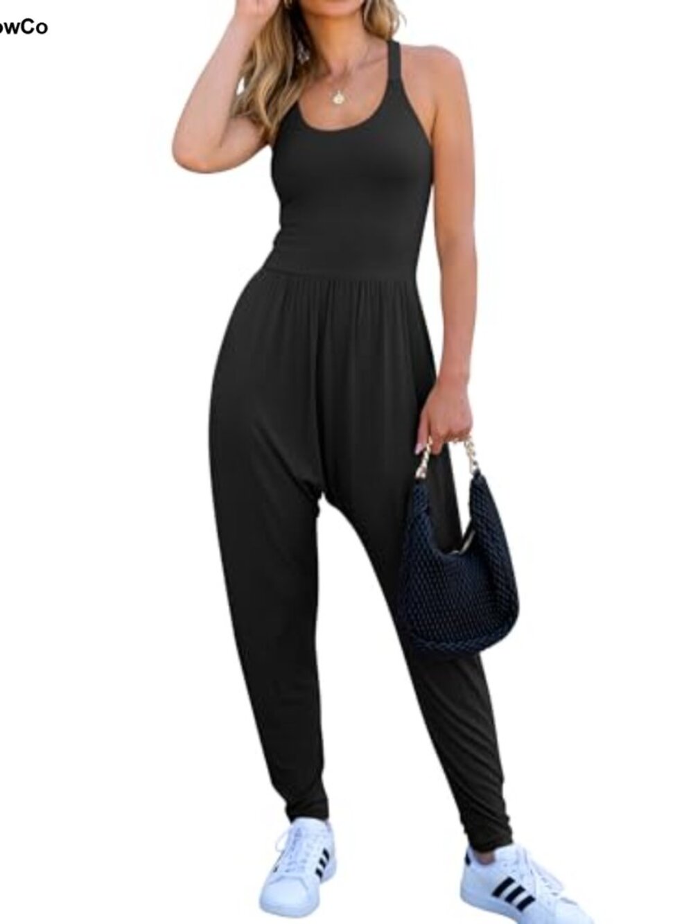 Sleeveless Backless Tank Jumpsuit Romper Yoga Gym One Piece Outfit